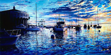 Catalina Heaven 2004 36x58 Huge Original Painting - Ruth Mayer Catalina Heaven 2004 36x58 Huge Original Painting - Ruth Mayer