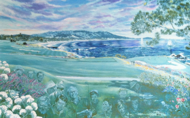 Legends at Pebble Beach - California Limited Edition Print by Ruth Mayer