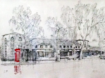 Old Christmas Store in Laguna Beach AP 1980 Limited Edition Print - Ruth Mayer Old Christmas Store in Laguna Beach AP 1980 Limited Edition Print - Ruth Mayer