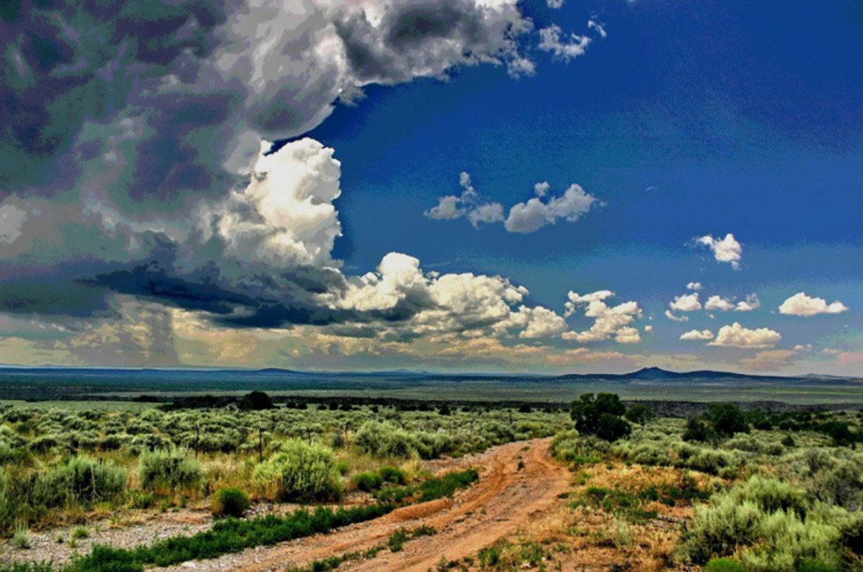 On the Way to Taos AP 2014 Aluminum Limited Edition Print by Les Mayers On the Way to Taos AP 2014 Aluminum Limited Edition Print by Les Mayers