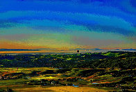 Ballooning Over Napa Valley AP 2014 Aluminum Limited Edition Print by Les Mayers - 0 Ballooning Over Napa Valley AP 2014 Aluminum Limited Edition Print by Les Mayers - 0