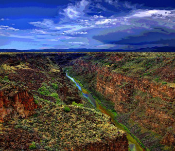 Rio Grande Gorge AP 2014 Limited Edition Print - Les Mayers Rio Grande Gorge AP 2014 Limited Edition Print - Les Mayers