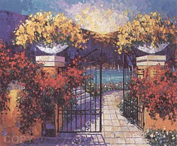 Villa Rosa 1997 Limited Edition Print - Barbara McCann Villa Rosa 1997 Limited Edition Print - Barbara McCann