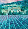 Lavender Fields 2000 - Framed Embellished Serigraph on Canvas Limited Edition Print by Barbara McCann - 0