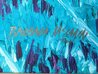 Lavender Fields 2000 - Framed Embellished Serigraph on Canvas Limited Edition Print by Barbara McCann - 2