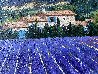 On the Way to Rousillon 2000 29x33 - France Original Painting by Barbara McCann - 2