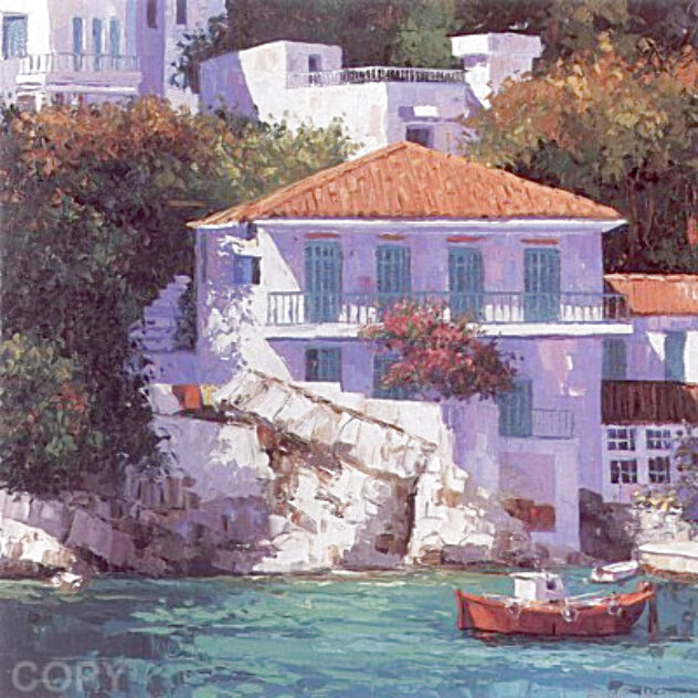 Bourtzi Bay AP 1998 - Naphlio, Greece Limited Edition Print by Barbara McCann