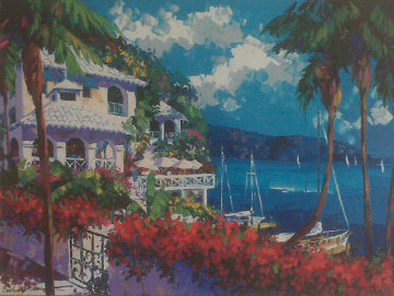 Paradise Bay 1996 30x40 Huge Limited Edition Print - Barbara McCann Paradise Bay 1996 30x40 Huge Limited Edition Print - Barbara McCann