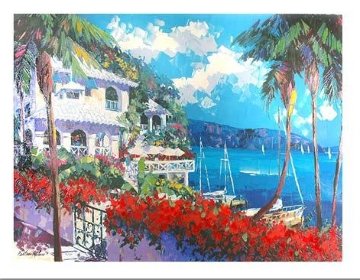 Paradise Bay 1996 Embellished Limited Edition Print - Barbara McCann Paradise Bay 1996 Embellished Limited Edition Print - Barbara McCann
