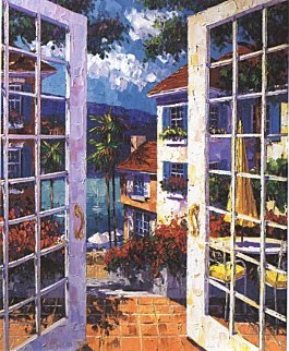 Balmy Bermuda Breeze 2000 Embellished Limited Edition Print - Barbara McCann