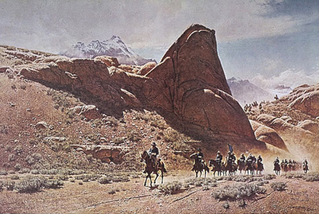 Long Column 1974 Limited Edition Print by Frank McCarthy