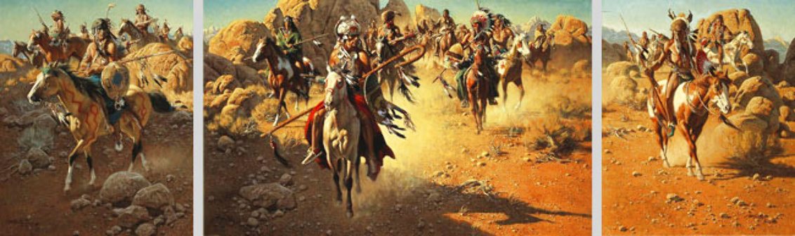 On the Old North Trail 1990 Limited Edition Print by Frank McCarthy