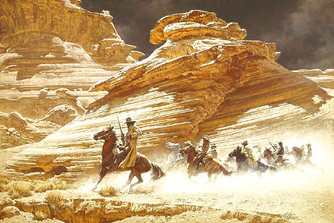 Dust Stained Posse 1975 Limited Edition Print - Frank McCarthy