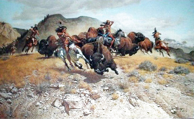 Hunt 1973 Limited Edition Print by Frank McCarthy