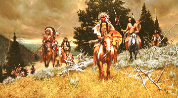 Children of the Raven 1985 Limited Edition Print - Frank McCarthy Children of the Raven 1985 Limited Edition Print - Frank McCarthy