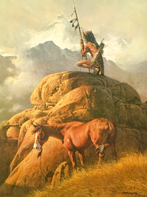 Lone Sentinel 1973 Limited Edition Print by Frank McCarthy