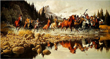 Returning Raiders 1974 Limited Edition Print - Frank McCarthy Returning Raiders 1974 Limited Edition Print - Frank McCarthy