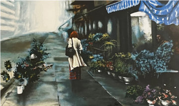 Flower Market Limited Edition Print - Harry McCormick Flower Market Limited Edition Print - Harry McCormick