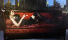 Untitled Reclining Woman 40x62 Huge Original Painting by Harry McCormick - 1
