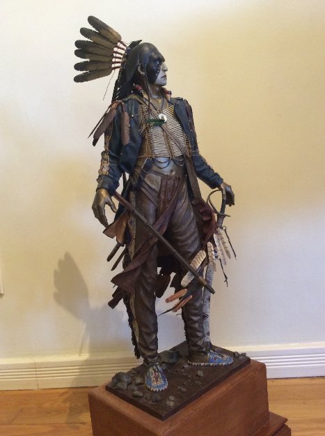 Trophies of Honor Bronze Sculpture 1995 30 in Sculpture - Dave McGary