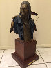 Retired With Honors, Bust Bronze Sculpture 1990 Sculpture by Dave McGary - 3