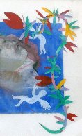 Drowned Ophelia 1992 36x44 Works on Paper (not prints) by DeLoss McGraw - 2 Drowned Ophelia 1992 36x44 Works on Paper (not prints) by DeLoss McGraw - 2