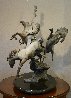 Coup Ponies Bronze Sculpture AP 36 in Sculpture by Jerry McKellar - 3
