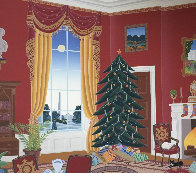 White House Red Room At Christmas 1985 Limited Edition Print by Thomas Frederick McKnight - 0 White House Red Room At Christmas 1985 Limited Edition Print by Thomas Frederick McKnight - 0