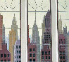 View of New York 1979 40x34 Original Painting by Thomas Frederick McKnight - 2 View of New York 1979 40x34 Original Painting by Thomas Frederick McKnight - 2