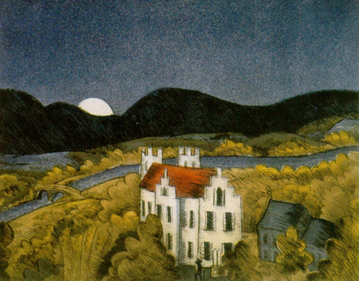 Schloss Remseck 1980 Limited Edition Print by Thomas Frederick McKnight Schloss Remseck 1980 Limited Edition Print by Thomas Frederick McKnight