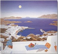 Mykonos Rooftops 1987 Huge Limited Edition Print by Thomas Frederick McKnight - 1 Mykonos Rooftops 1987 Huge Limited Edition Print by Thomas Frederick McKnight - 1