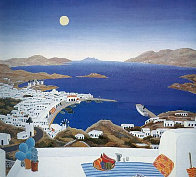 Mykonos Rooftops 1987 Huge Limited Edition Print by Thomas Frederick McKnight - 0 Mykonos Rooftops 1987 Huge Limited Edition Print by Thomas Frederick McKnight - 0