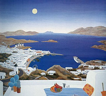 Mykonos Rooftops 1987 Huge Limited Edition Print - Thomas Frederick McKnight Mykonos Rooftops 1987 Huge Limited Edition Print - Thomas Frederick McKnight