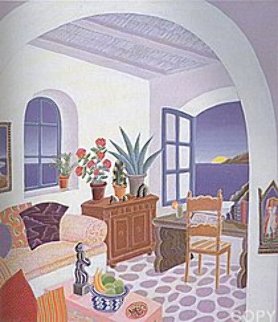 Return to Mykonos Suite of 8 1990 Limited Edition Print - Thomas Frederick McKnight Return to Mykonos Suite of 8 1990 Limited Edition Print - Thomas Frederick McKnight