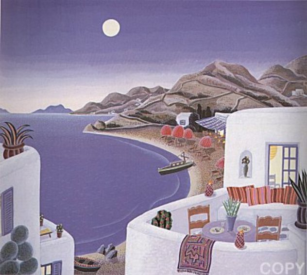 Return to Mykonos Suite of 8 1990 in Portfolio - Greece Limited Edition Print by Thomas Frederick McKnight