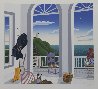 Nantucket Porch With Captain's Jacket 1991  Huge - Massachusets Limited Edition Print by Thomas Frederick McKnight - 1
