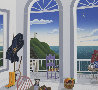Nantucket Porch With Captain's Jacket 1991  Huge - Massachusets Limited Edition Print by Thomas Frederick McKnight - 0