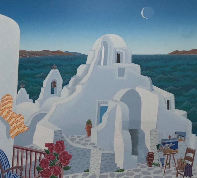 Paraportiani 1989 - Greece Limited Edition Print by Thomas Frederick McKnight
