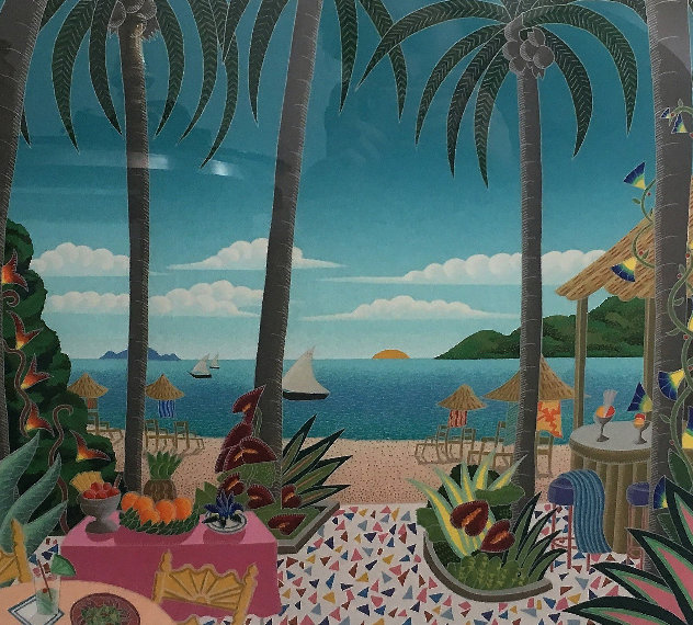 Untitled Tropical Landscape Limited Edition Print by Thomas Frederick McKnight