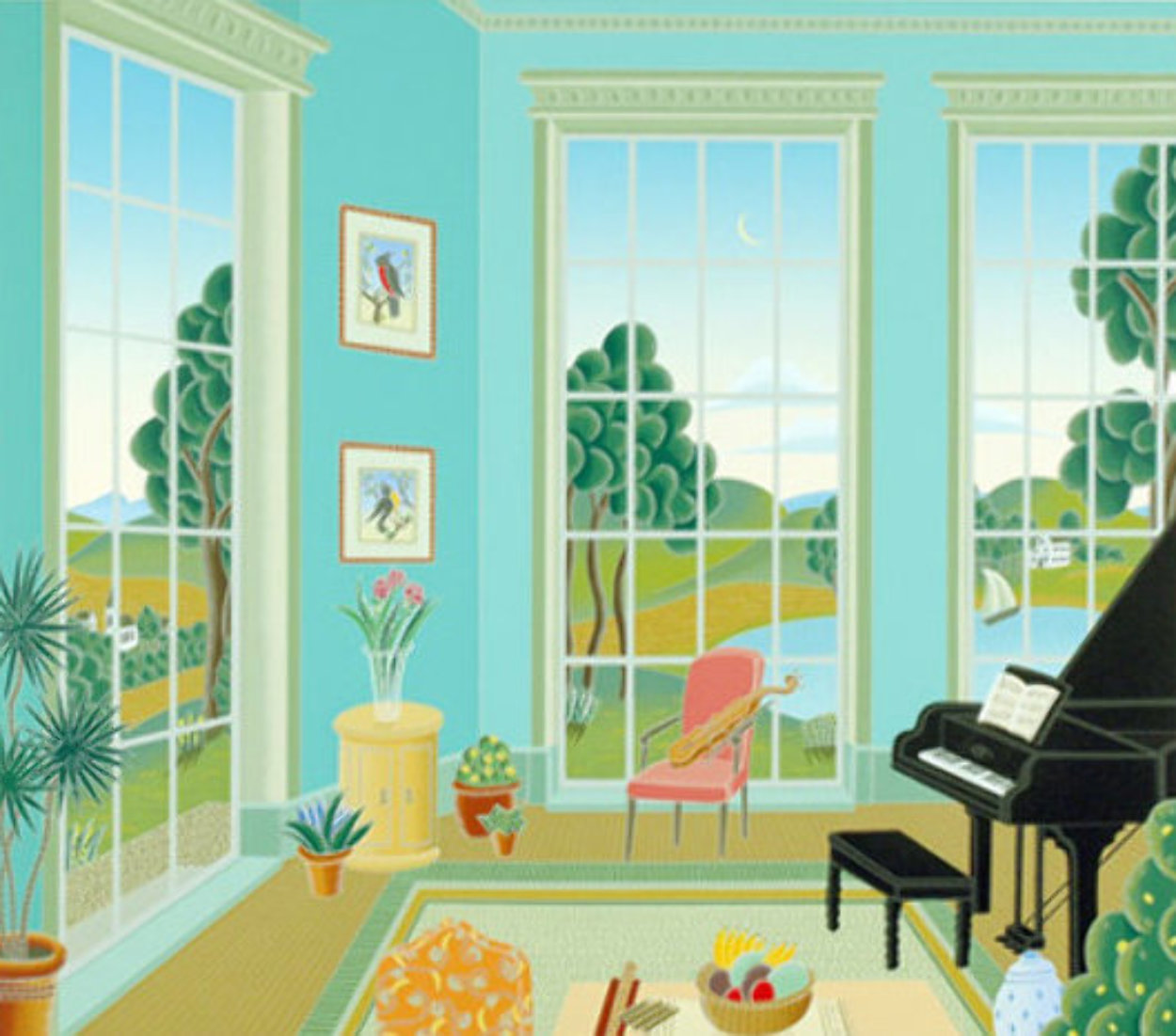 Stockbridge 1999 Huge Limited Edition Print by Thomas Frederick McKnight Stockbridge 1999 Huge Limited Edition Print by Thomas Frederick McKnight