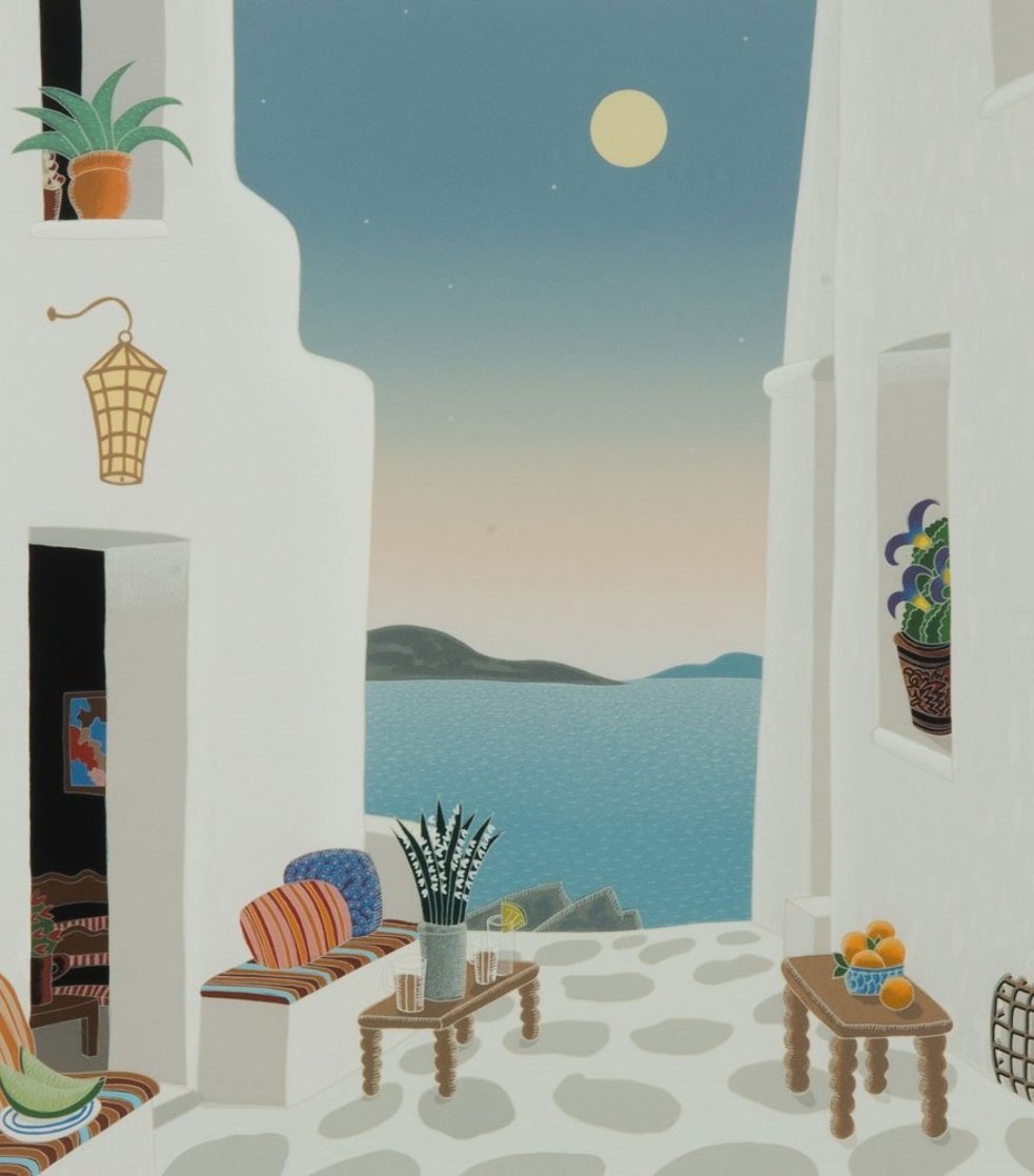 Kastro From Mykonos II Suite 1986 Limited Edition Print by Thomas Frederick McKnight Kastro From Mykonos II Suite 1986 Limited Edition Print by Thomas Frederick McKnight