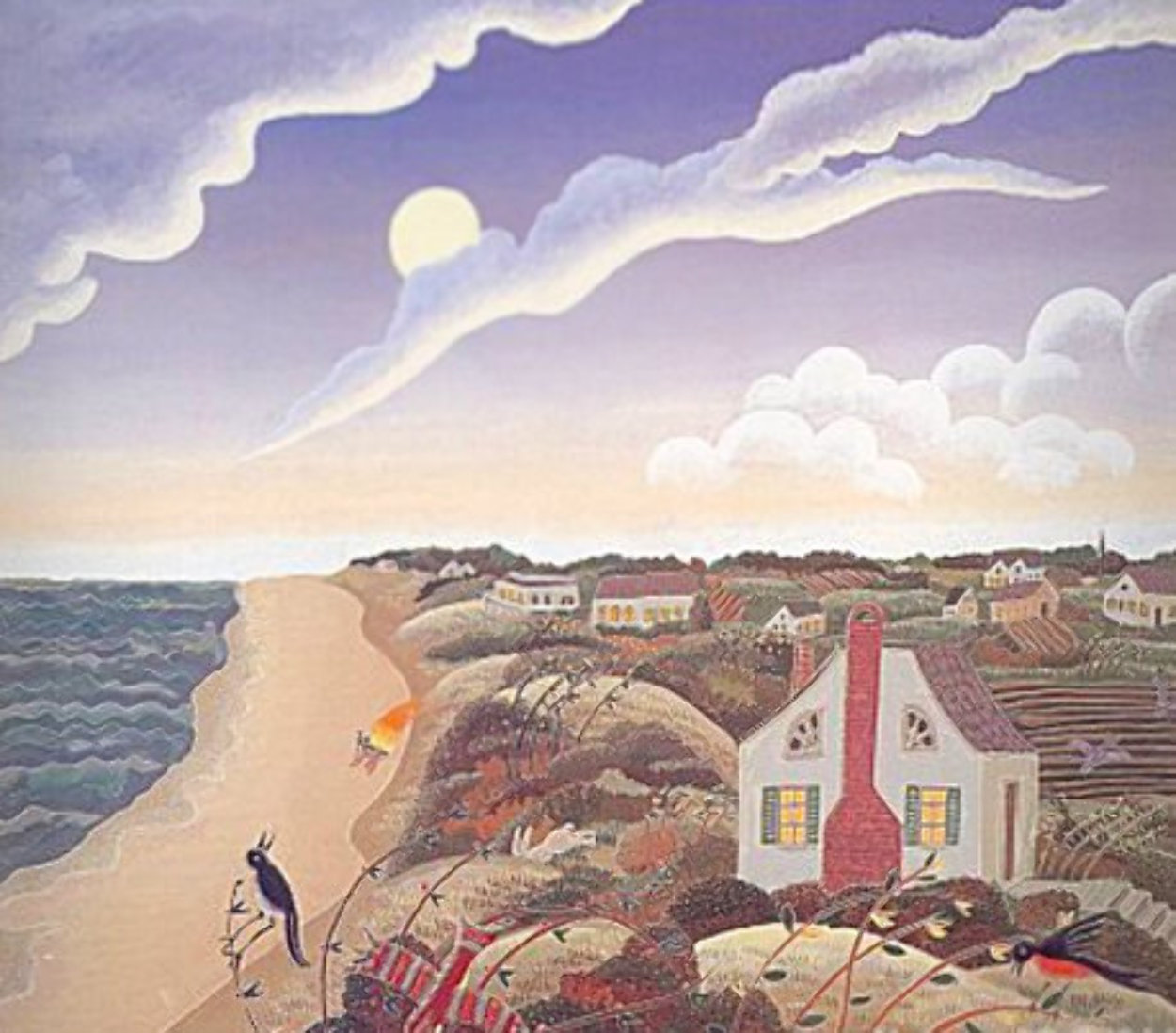 Amagansett 1987 Limited Edition Print by Thomas Frederick McKnight Amagansett 1987 Limited Edition Print by Thomas Frederick McKnight