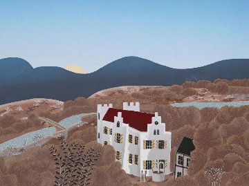 Schloss Remseck 1980 Limited Edition Print - Thomas Frederick McKnight Schloss Remseck 1980 Limited Edition Print - Thomas Frederick McKnight