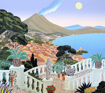 Southern Italy Suite: View of Vesuvius 2012 Limited Edition Print - Thomas Frederick McKnight Southern Italy Suite: View of Vesuvius 2012 Limited Edition Print - Thomas Frederick McKnight