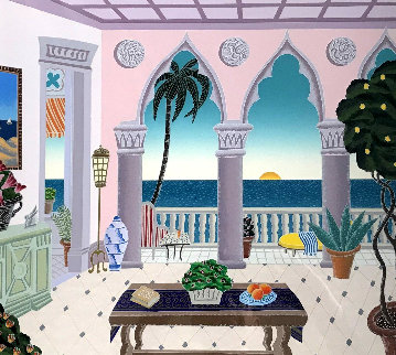 Palm Beach Suite 2 - Villa Laguna - 1991 Florida Limited Edition Print - Thomas Frederick McKnight