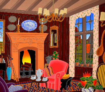 Cotswold Inn Limited Edition Print - Thomas Frederick McKnight Cotswold Inn Limited Edition Print - Thomas Frederick McKnight