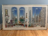 Manhattan Fantasy 1988 Super Huge Limited Edition Print by Thomas Frederick McKnight - 1 Manhattan Fantasy 1988 Super Huge Limited Edition Print by Thomas Frederick McKnight - 1