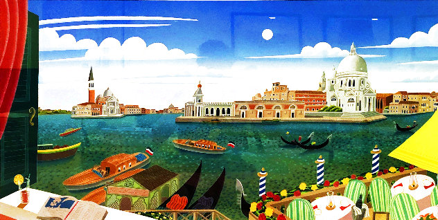 Venetian Lagoon 1992 - Italy - HUGE - Limited Edition Print by Thomas Frederick McKnight