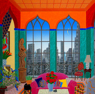 Turtle Bay 1988 Super Huge Limited Edition Print - Thomas Frederick McKnight Turtle Bay 1988 Super Huge Limited Edition Print - Thomas Frederick McKnight