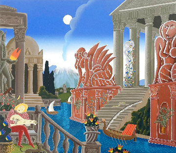 Atlantis 1987 Super Huge Limited Edition Print - Thomas Frederick McKnight Atlantis 1987 Super Huge Limited Edition Print - Thomas Frederick McKnight